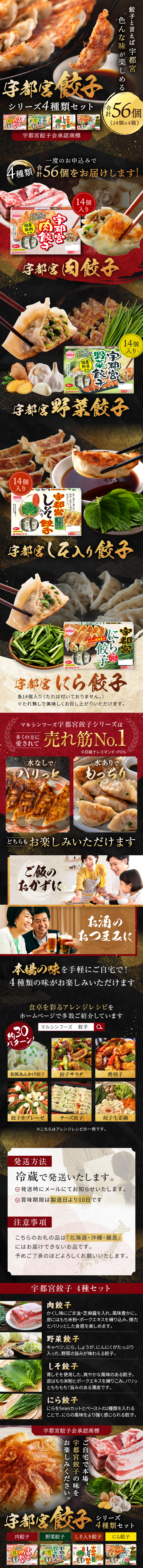 宇都宮餃子 シリーズ4種類セット_sp_1